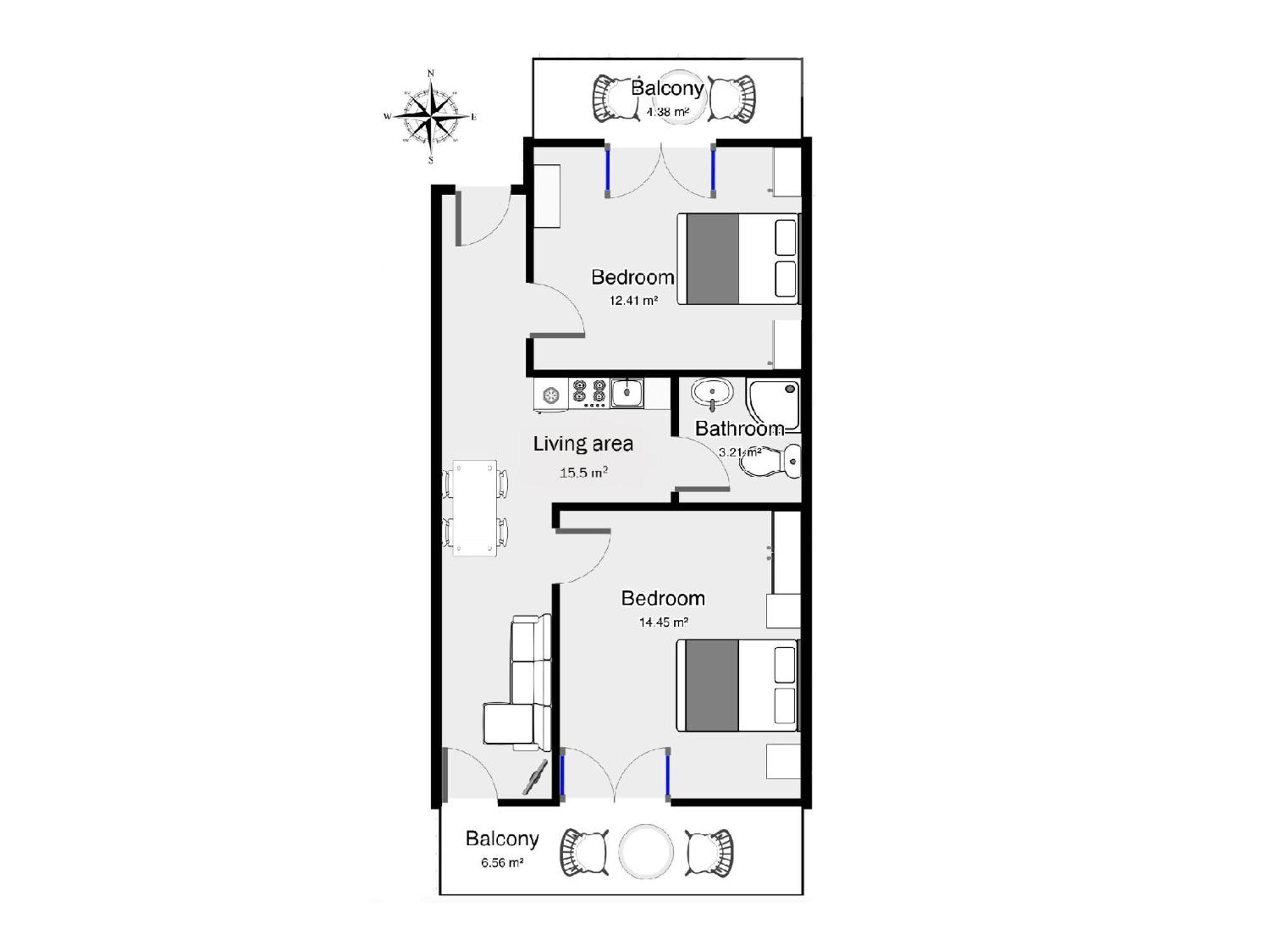 Villa Mily 바스카보다 객실 사진
